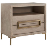 Alessia Side Table, Natural-Furniture - Accent Tables-High Fashion Home