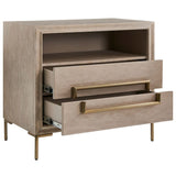 Alessia Side Table, Natural-Furniture - Accent Tables-High Fashion Home