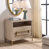 Alessia Side Table, Natural-Furniture - Accent Tables-High Fashion Home