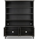 Alessio Bookcase, Smoked Black by Four Hands-Furniture - Storage-High Fashion Home