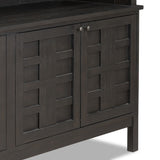 Alessio Bookcase, Smoked Black by Four Hands-Furniture - Storage-High Fashion Home