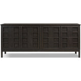 Alessio Sideboard, Smoked Black-Furniture - Storage-High Fashion Home
