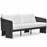 Alexa Outdoor Sofa, Black