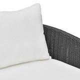 Alexa Outdoor Sofa, Black