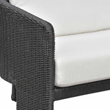 Alexa Outdoor Sofa, Black