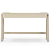 Alfalfa 2 Drawer Desk, Taupe-Furniture - Office-High Fashion Home