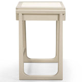 Alfalfa 2 Drawer Desk, Taupe-Furniture - Office-High Fashion Home
