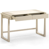 Alfalfa 2 Drawer Desk, Taupe-Furniture - Office-High Fashion Home
