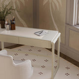 Alfalfa 2 Drawer Desk, Taupe-Furniture - Office-High Fashion Home