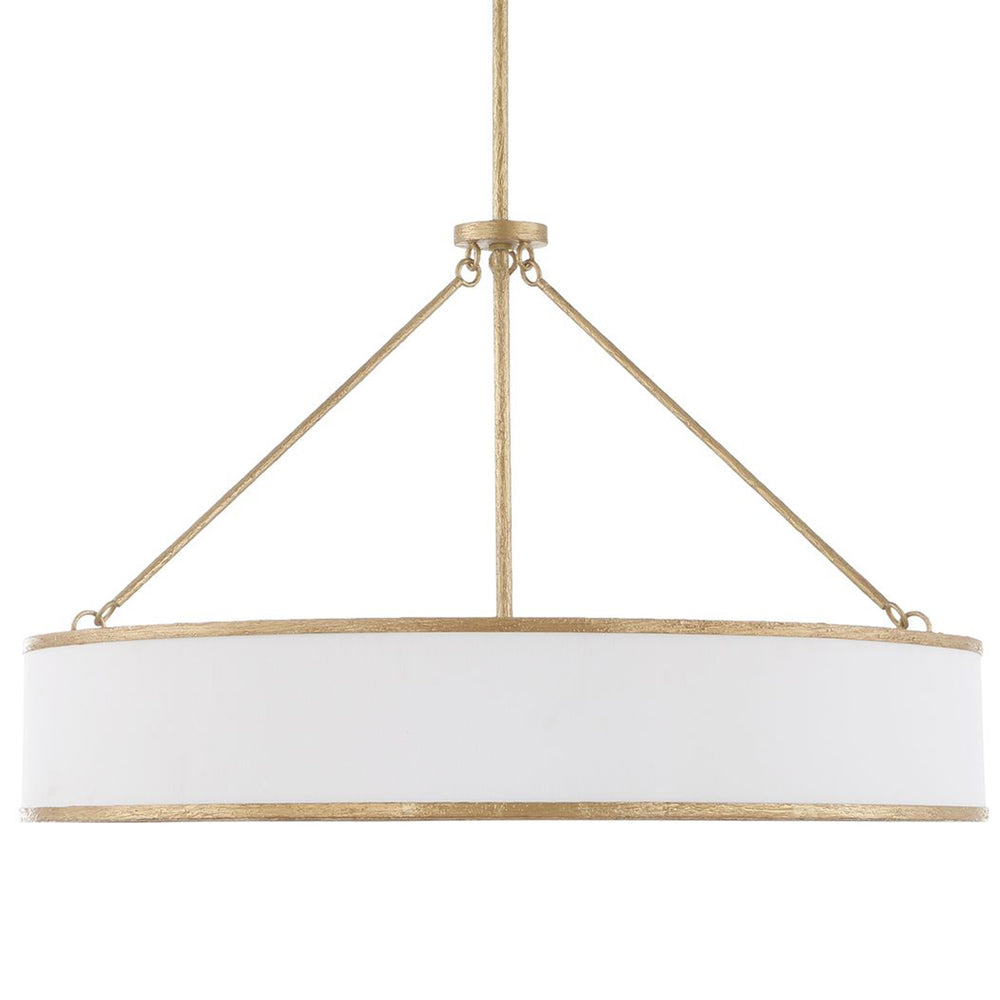 Algiers 8 Light Pendant, Gold-Lighting-High Fashion Home