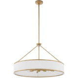 Algiers 8 Light Pendant, Gold-Lighting-High Fashion Home