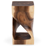 Alia Accent Table, Natural-Furniture - Accent Tables-High Fashion Home