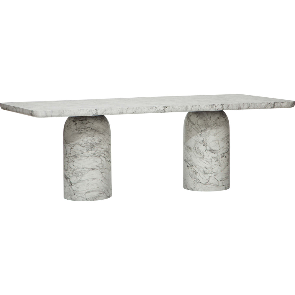 Alicante Rectangular Dining Table, White
