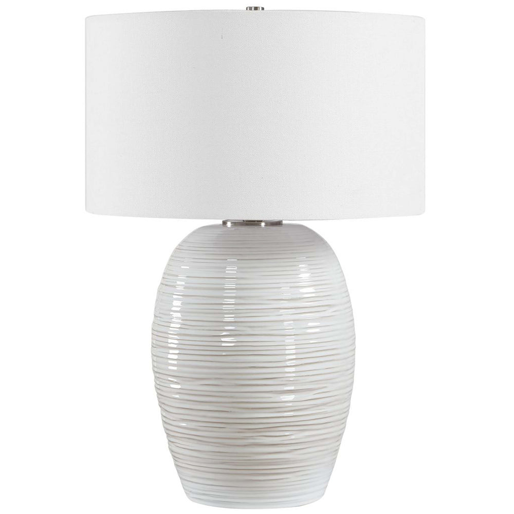 Alkman Table Lamp, White