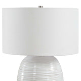 Alkman Table Lamp, White