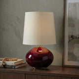 Allemand Table Lamp, Ruby Red