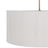 Allyn Round Pendant, White/Gold-Lighting-High Fashion Home