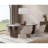 Allyn Round Pendant, White/Gold-Lighting-High Fashion Home