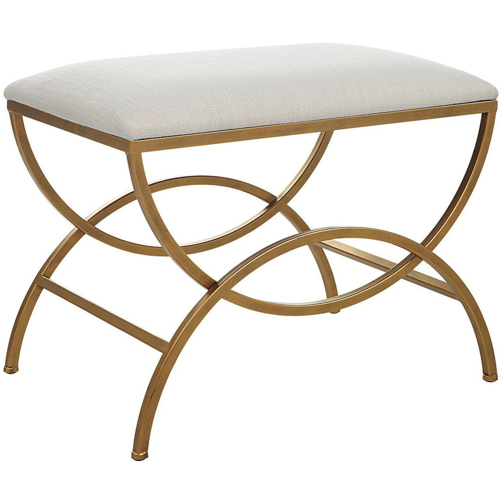 Alok Accent Stool, Off-White