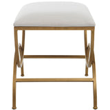 Alok Accent Stool, Off-White