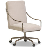 Alonzo Desk Chair, Blamont Cream by Four Hands