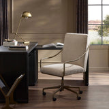Alonzo Desk Chair, Blamont Cream by Four Hands