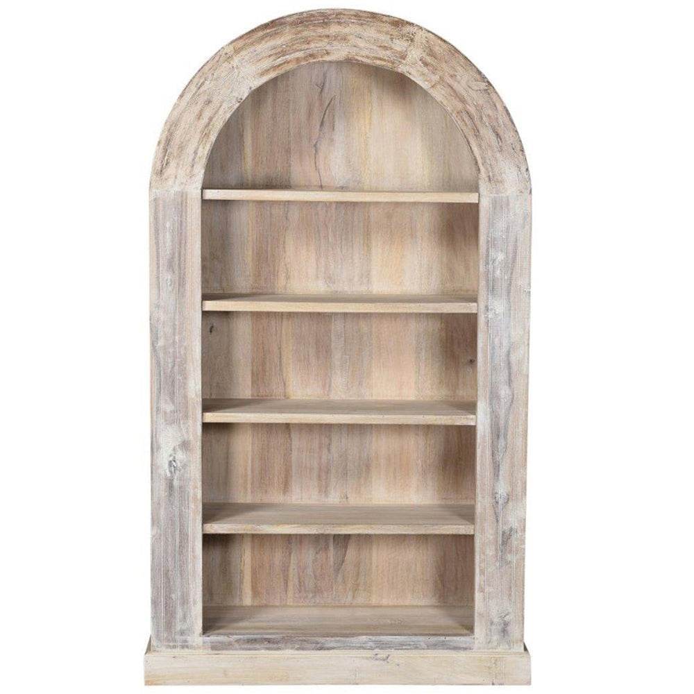 Alta Arch Bookcase, Antique White