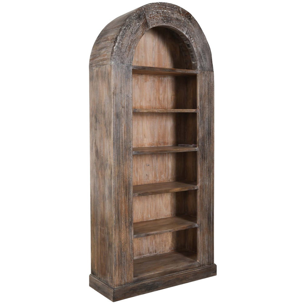 Alta Arch Bookcase, Charcoal Haze