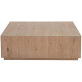Altitude Square Cocktail Table, Dark Natural-Furniture - Accent Tables-High Fashion Home