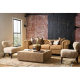 Altitude Square Cocktail Table, Dark Natural-Furniture - Accent Tables-High Fashion Home