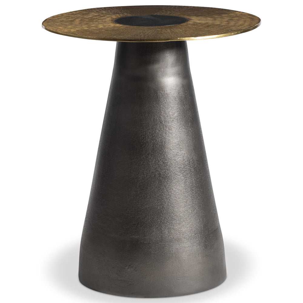 Alto Accent Table, Black Nickel-Furniture - Accent Tables-High Fashion Home