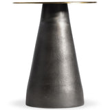 Alto Accent Table, Black Nickel-Furniture - Accent Tables-High Fashion Home