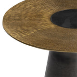 Alto Accent Table, Black Nickel-Furniture - Accent Tables-High Fashion Home