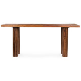 Alto Counter Table, Rustic Brown-Furniture - Dining-High Fashion Home