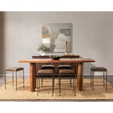 Alto Counter Table, Rustic Brown-Furniture - Dining-High Fashion Home