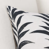 Alula Lumbar Pillow, Black/White-Accessories-High Fashion Home
