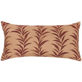 Alula Lumbar Pillow, Sienna/Burgundy-Accessories-High Fashion Home