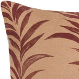 Alula Lumbar Pillow, Sienna/Burgundy-Accessories-High Fashion Home