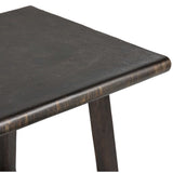 Alva Desk, Distressed Bronze-Furniture - Office-High Fashion Home