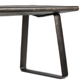 Alva Desk, Distressed Bronze-Furniture - Office-High Fashion Home