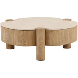 Amahle Coffee Table, Natural-Furniture - Accent Tables-High Fashion Home