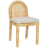 Amara Arched Dining Chair, Cream, Set of 2-Furniture - Chairs-High Fashion Home