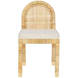 Amara Arched Dining Chair, Cream, Set of 2-Furniture - Chairs-High Fashion Home