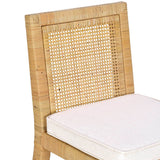 Amara Dining Chair, Cream, Set of 2-Furniture - Chairs-High Fashion Home