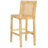 Amara Stool, Rattan/Cream-Furniture - Chairs-High Fashion Home