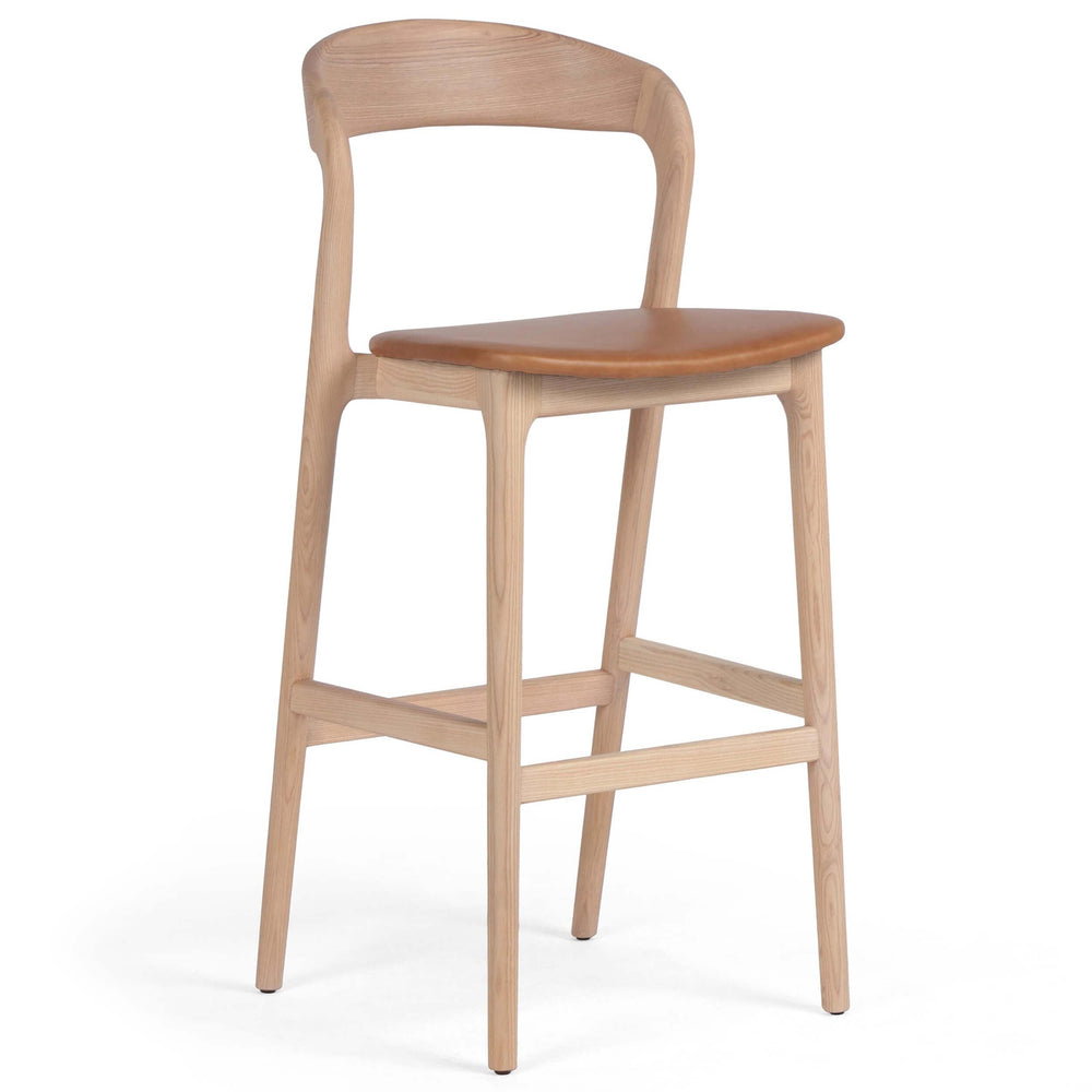 Amare Leather Bar & Counter Stool by Four Hands
