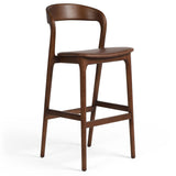 Amare Leather Bar & Counter Stool by Four Hands