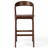 Amare Leather Bar Stool, Sonoma Coco-Furniture - Dining-High Fashion Home