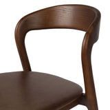 Amare Leather Bar Stool, Sonoma Coco-Furniture - Dining-High Fashion Home