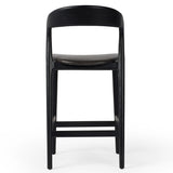 Amare Leather Counter Stool, Sonoma Black-Furniture - Dining-High Fashion Home
